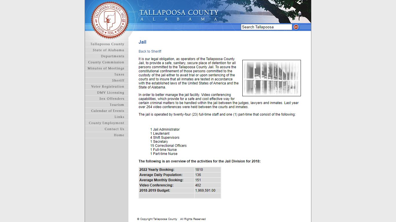 Tallapoosa County - Jail